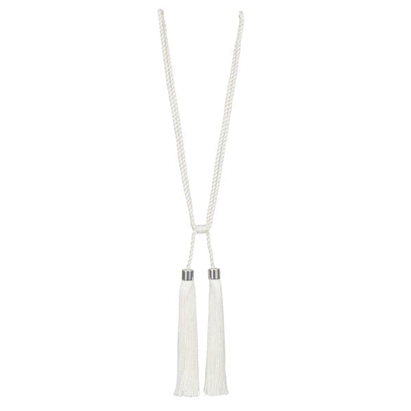 Abraçadeira de Cortina Roma Off White 40cm Marbella