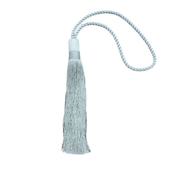Abraçadeira para Cortina Cinza 54cm Luba