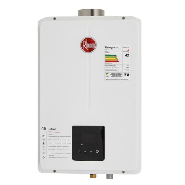 Aquecedor a Gás Rheem 45 GN Branco 45PVN