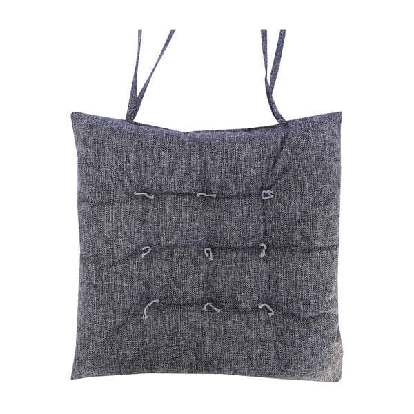 Assento Linen Linho Liso Cinza 40x40cm Inspire