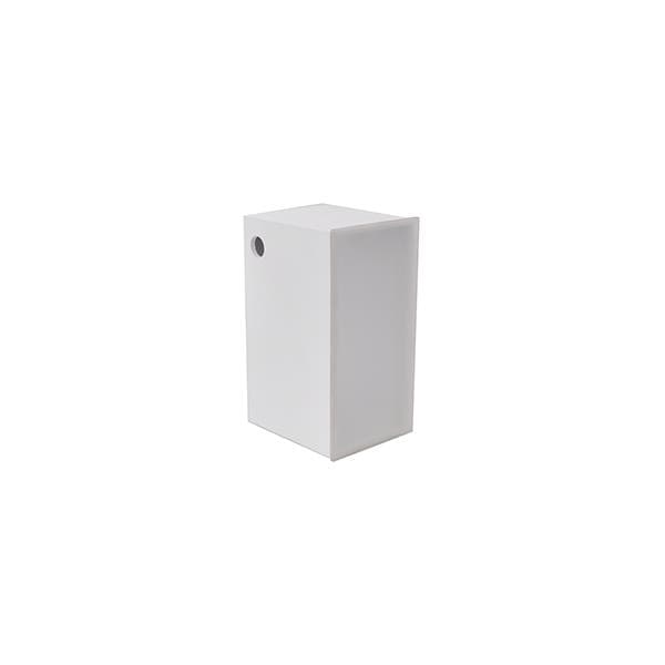 Balizador de Parede Embutir Branco Metal Attena