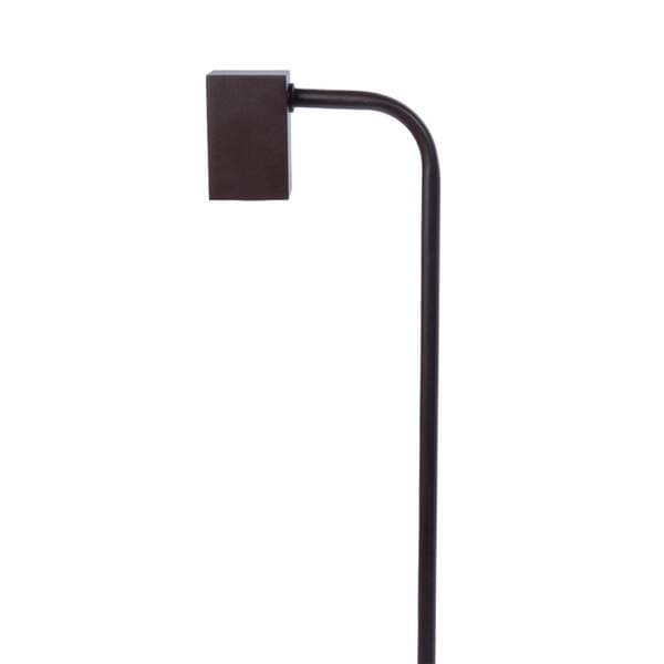 Balizador Mini Quadrado Alumínio GU10 Marrom IP44