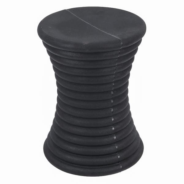 Banqueta Baixa em Plástico 44cm Preto Carretel Vasap