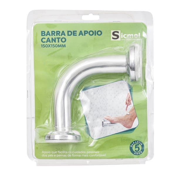 Barra de Apoio Canto para Pés 15cm Sicmol