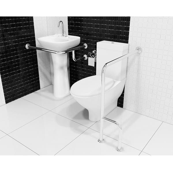 Barra de Apoio Normatizada Metal 62cm Sicmol