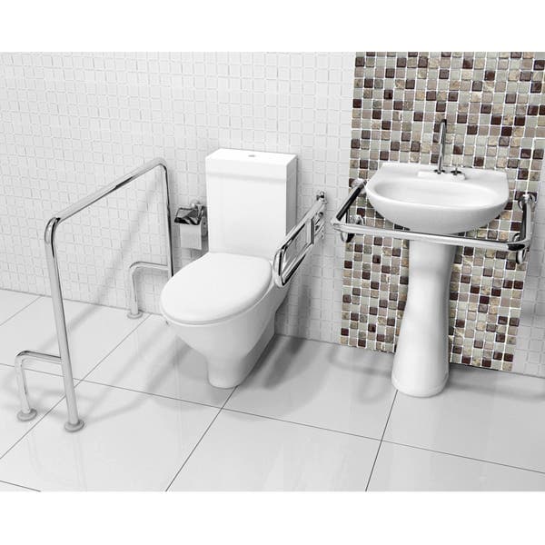 Barra de Apoio Normatizada Metal 90cm Sicmol