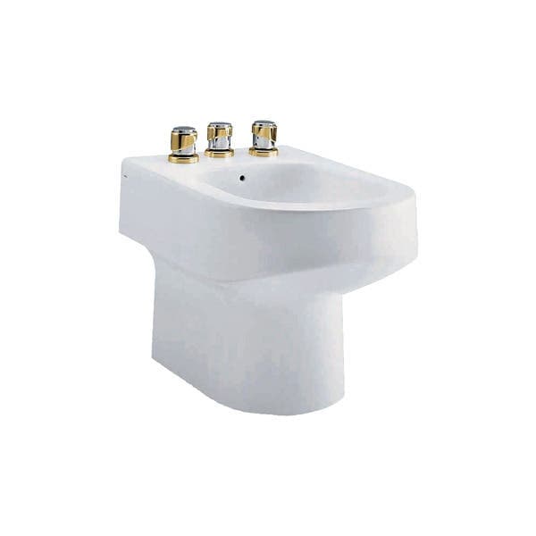 Bidê Carrara 3 Furos Cerâmica Branco Gelo Deca