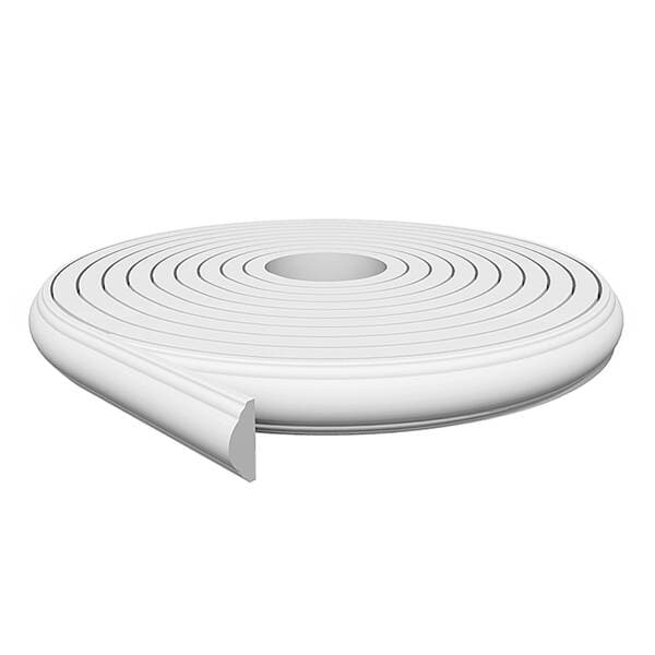 Boiserie Rodameio VP-54 Auto-Adesivo Branco 4m