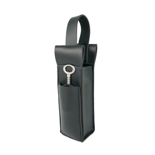 Bolsa Porta Vinho para 1 garrafa Premium Preto