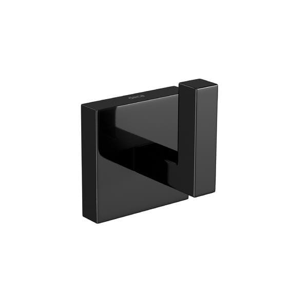 Cabideiro para Banheiro Metal Clean|Soul Preto Deca