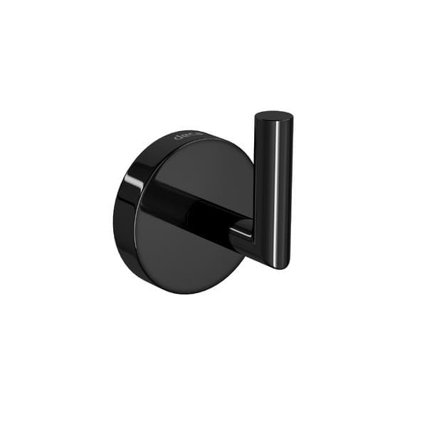 Cabideiro para Banheiro Metal Disco|Soul Preto Deca