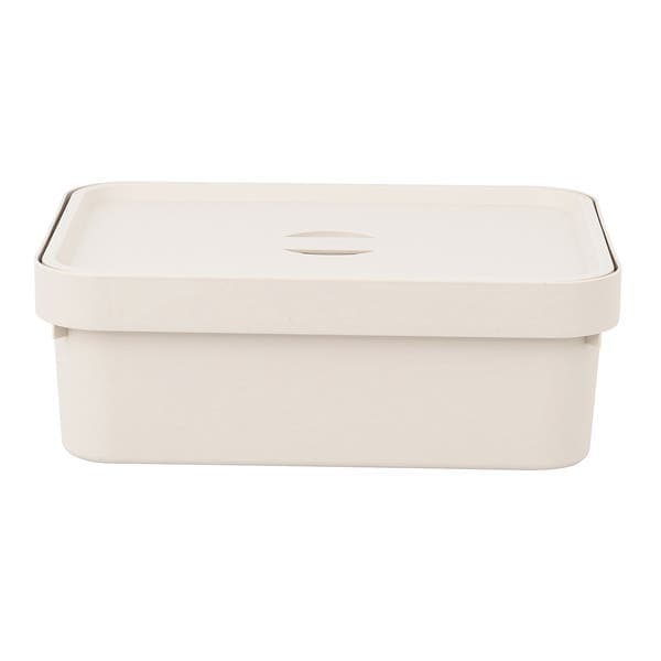 Caixa Organizadora Plástico Bege Nordi 13x27,5 cm Ou