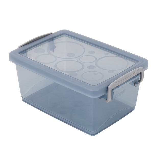 Caixa Organizadora Plástico Grafite 1,5L Ordene