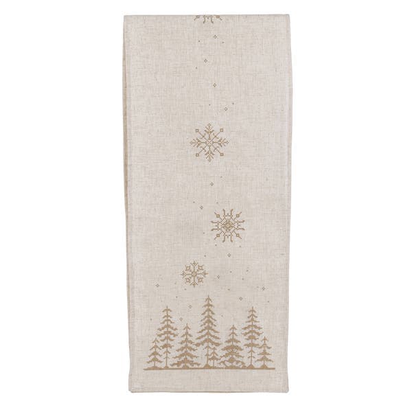 Caminho de Mesa Pinheiro Cru 35x175cm Natal Cromus