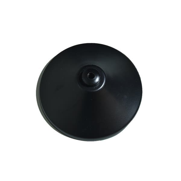 Canopla para Pendente Cônica 1 Lâmpada Metal Preto