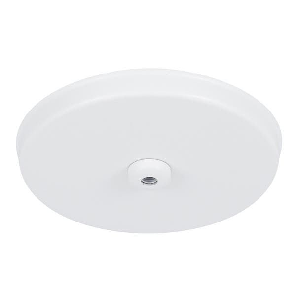 Canopla para Pendente Redonda 1 Lâmpada Metal Branco