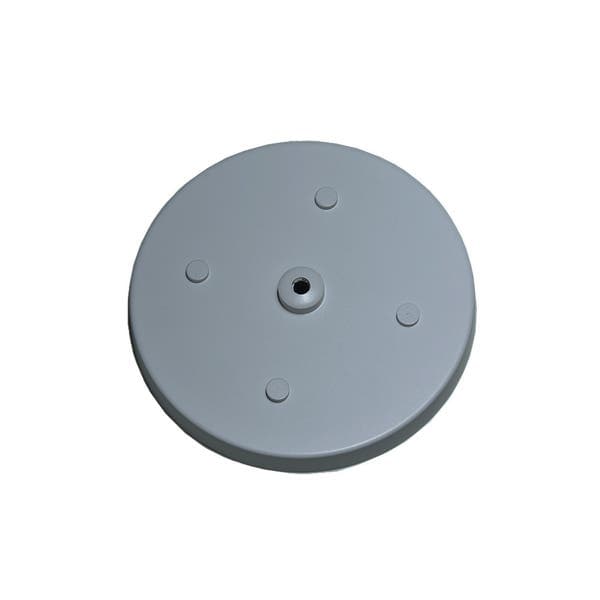 Canopla para Pendente Redonda 5 Lâmpadas Metal Cinza