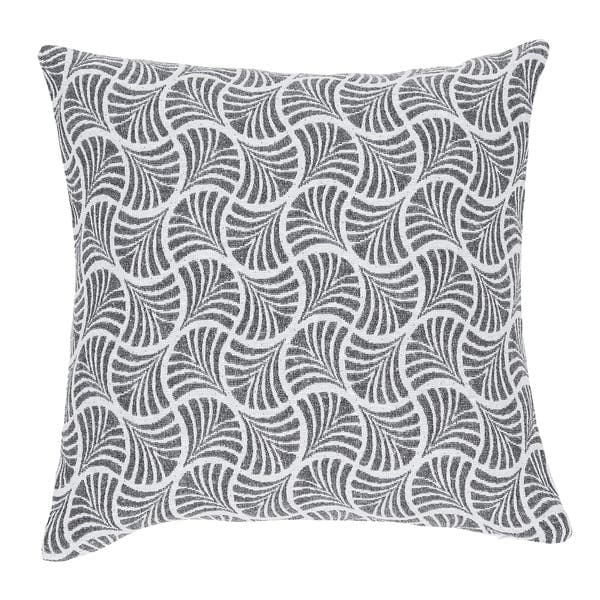 Capa de Almofada Ondas Cinza 43x43cm