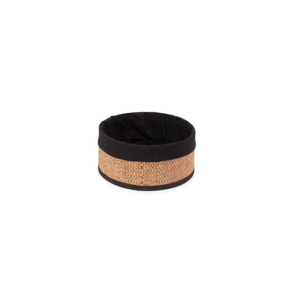 Cesto Madeira Preto Lambri Vila 10x23 cm Oikos