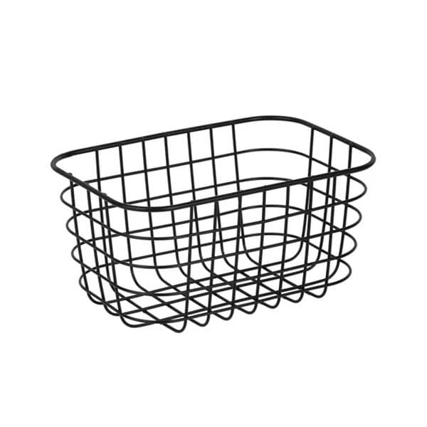 Cesto Organizador Metal Preto 13x17,2x25 cm Sensea