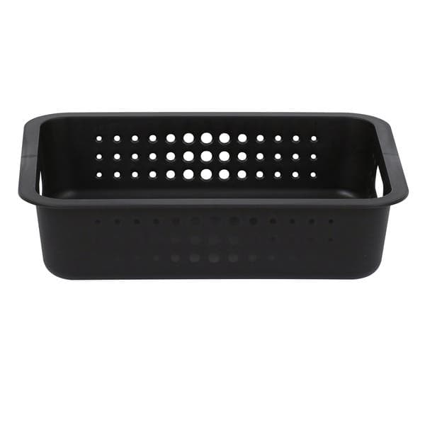Cesto Organizador Plástico Preto Cestas 10x31 cm Ou