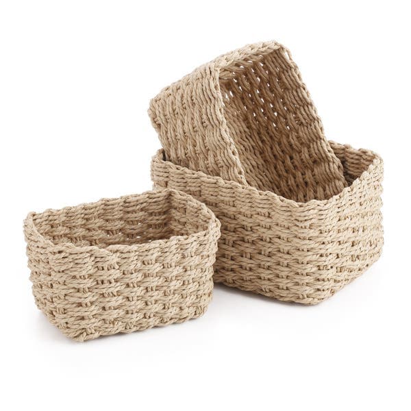 Cesto Organizador Vegetal Natural 12x16 cm Oikos