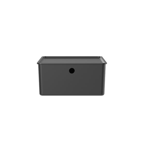 Cesto Plástico Preto Flow 13x27 cm OU