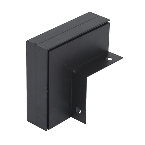 Conector em L Embutir Magnético Preto Gaya