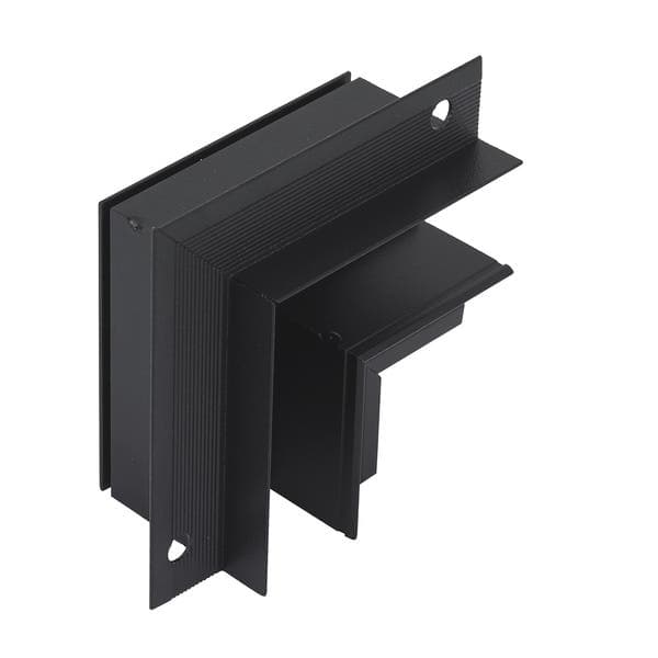 Conector em L Parede Embutir MAG Preto Gaya