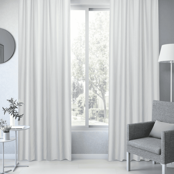 Cortina Doble Inspire Varão 2 Folhas 1,4x2,8m Cinza