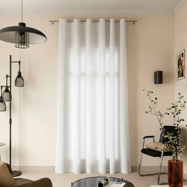 Cortina Teo Inspire Varão 1 Folha 2,0x2,8m Branco