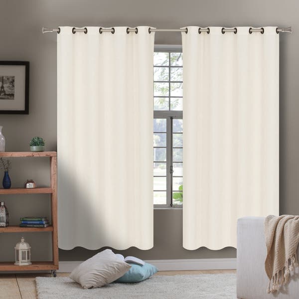 Cortina Veneza Dahruj Ilhós 2 Folhas 2,60x2,30m Bege