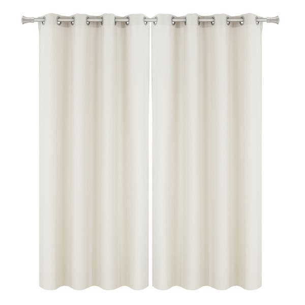 Cortina Veneza Ilhós 2 Folhas 2,60x1,70m Branco