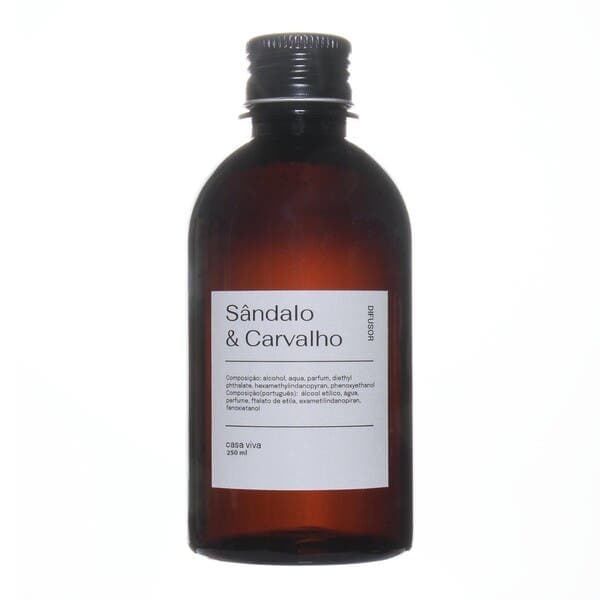 Difusor de Aromas Sândalo & Carvalho 250ml Casa Viva