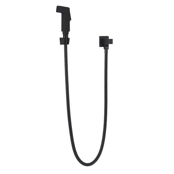 Ducha Higiênica 1,2m Preta Metal Square 7901 Stoc