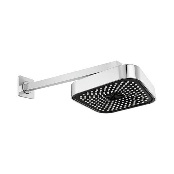 Ducha Quadrada de Parede Cromada Hidráulica Mebuki