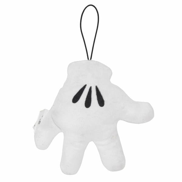 Enfeite Adorno Mickey Tecido Branco 15x10x5cm Cromus