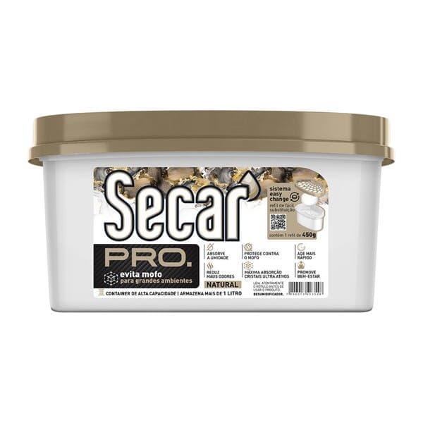 Evita Mofo Pro Container com Refil Secar 450g