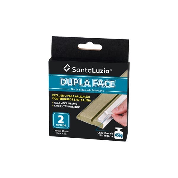 Fita Dupla Face 12mm x 2m Santa Luzia