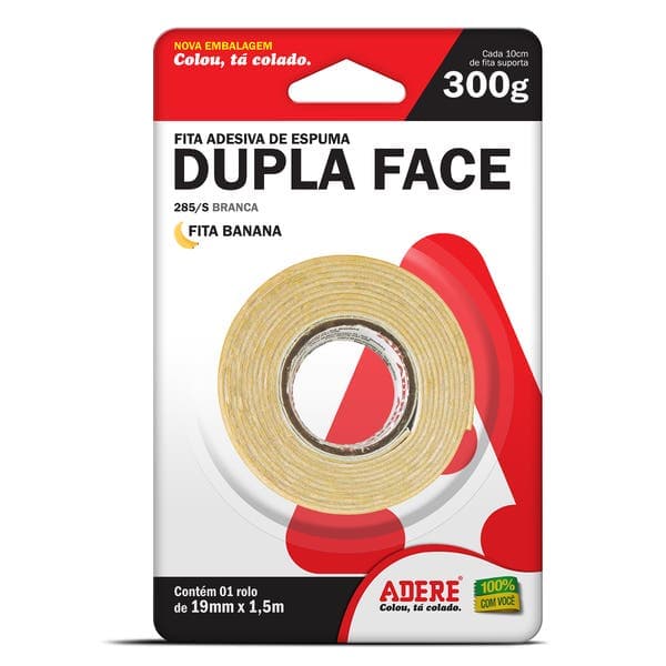 Fita Forte Decoração e Artesanato 19mm X 1,5m Adere