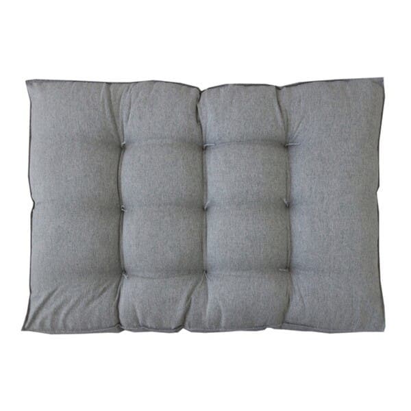 Futon Alto em Linho Cinza 1,20x80x15cm Beca Decor