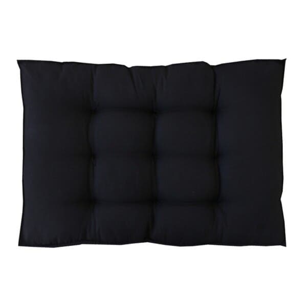 Futon Alto em Linho Preto 1,20x80x15cm Beca Decor