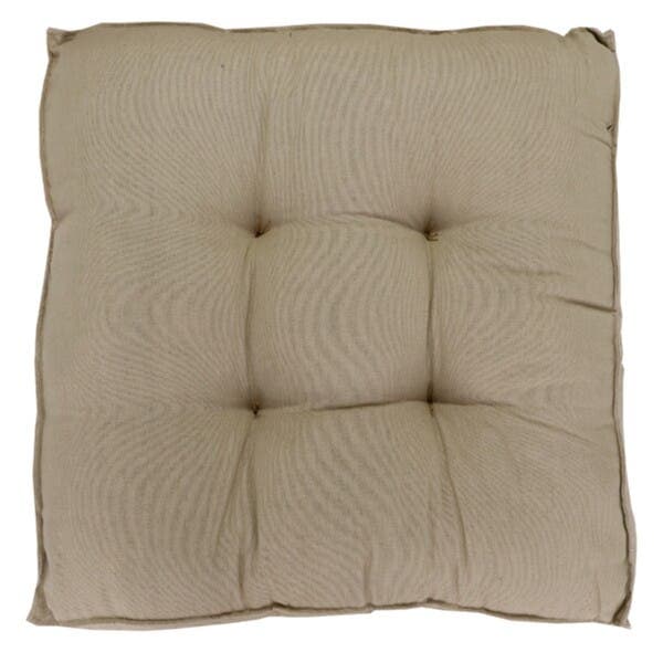 Futon Quadrado Kazzan Tecido Caqui 15x60 cm