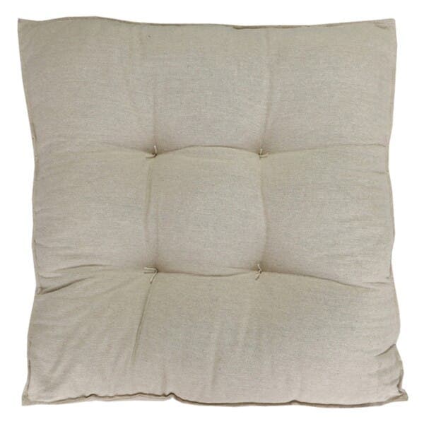 Futon Quadrado Kazzan Tecido Cru 15x60 cm