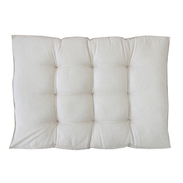 Futon Retangular Relax Tecido Cru 15x80 cm