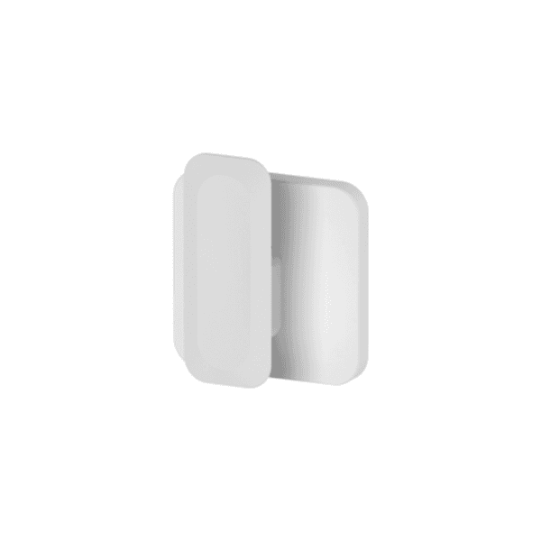 Gancho de Parede Plástico 8,5x7x4cm Branco Eleve OU