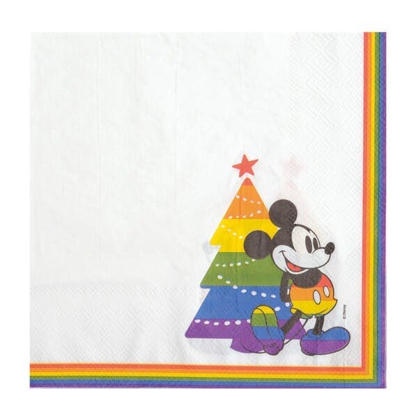 Guardanapo de Natal em Papel Mickey 33cm Cromus