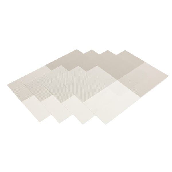 Jogo Americano Cinza 45x30x1cm 4 Peças Cromus
