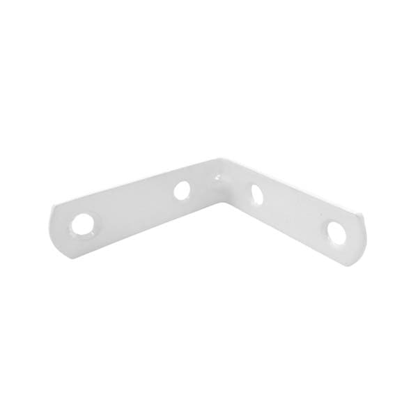 Kit Cantoneira 50x50mm Aço Branco 4 peças Zamar