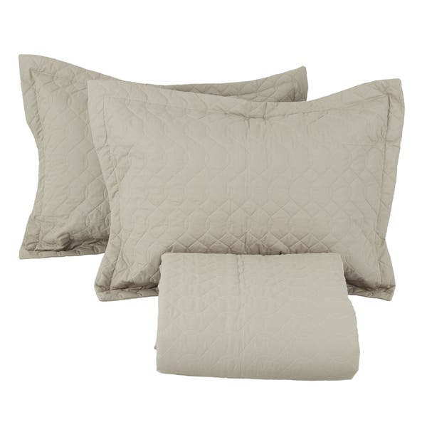 Kit Cobre Leito 3 Peças Premier King Khaki